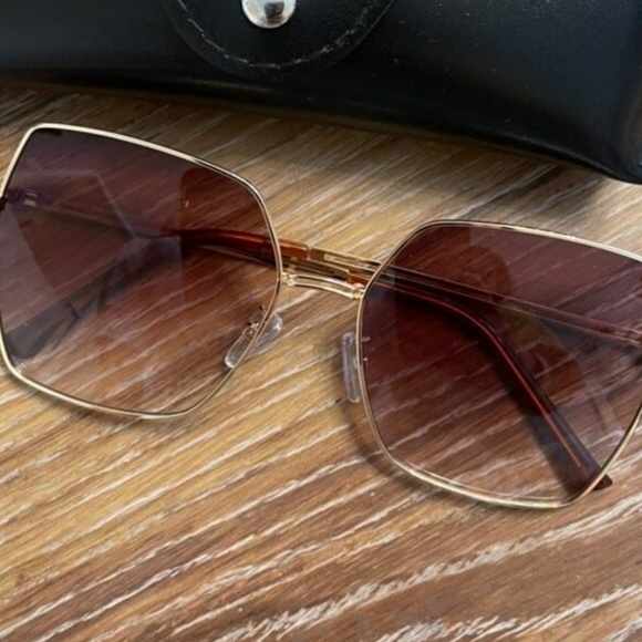 Luxe Square Bug Eye Ombre Sunglasses main image 11